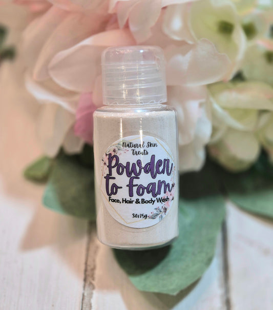 Powder to Foam Cleanser Face, Hair & Body 75g
